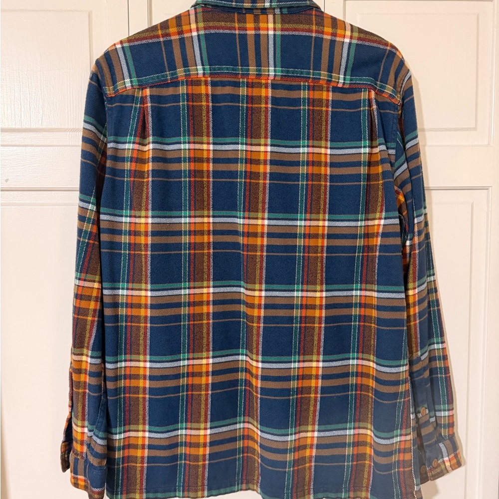 Patagonia Fjord Plaid Flannel Shirt, men’s medium - Picture 4 of 4